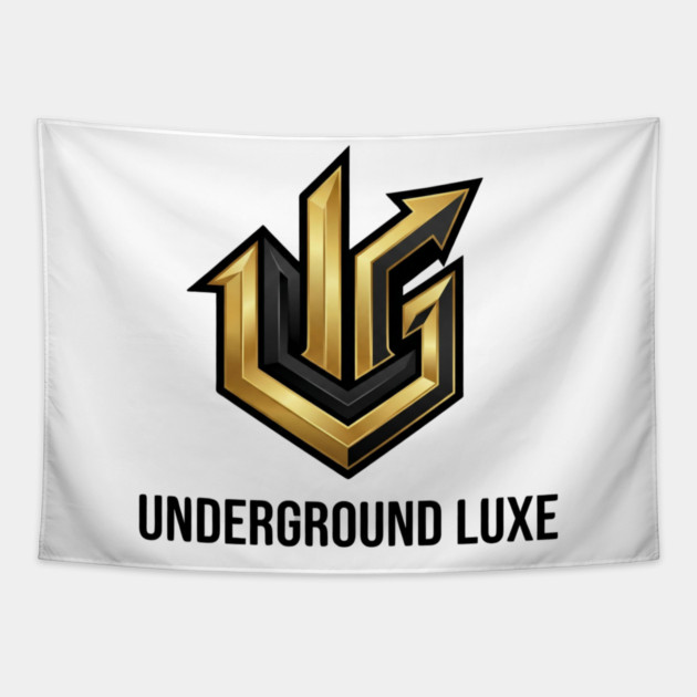 Underground Luxe T-Shirt | Premium Urban Streetwear Typography Tee | Luxury Graphic Tapestry by Muhammad Naveed Khan