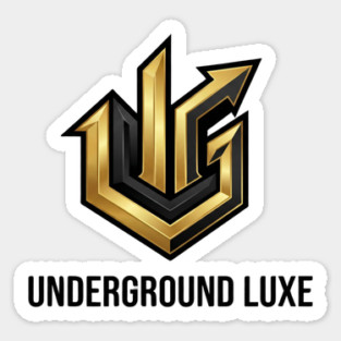Underground Luxe T-Shirt | Premium Urban Streetwear Typography Tee | Luxury Graphic Magnet