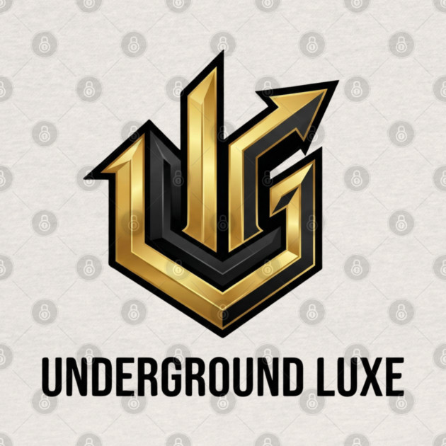 Underground Luxe T-Shirt | Premium Urban Streetwear Typography Tee | Luxury Graphic by Muhammad Naveed Khan