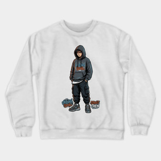 Urban Soul Street Crew T-Shirt | Bold Collective Streetwear Tee | Urban Graphic Design Crewneck Sweatshirt