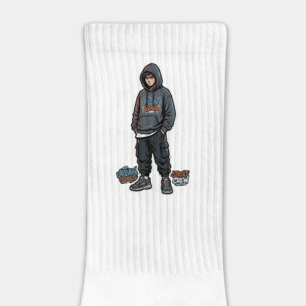 Urban Soul Street Crew T-Shirt | Bold Collective Streetwear Tee | Urban Graphic Design by Muhammad Naveed Khan