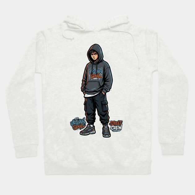 Urban Soul Street Crew T-Shirt | Bold Collective Streetwear Tee | Urban Graphic Design Hoodie by Muhammad Naveed Khan