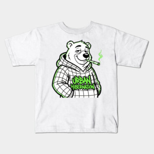 Urban Hibernation T-Shirt | Modern Streetwear Typography Tee | Urban Graphic Design Kids T-Shirt
