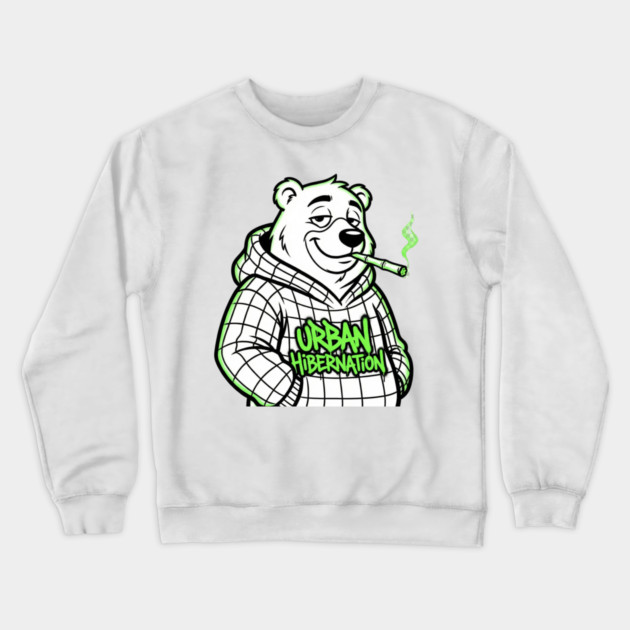 Urban Hibernation T-Shirt | Modern Streetwear Typography Tee | Urban Graphic Design Crewneck Sweatshirt by Muhammad Naveed Khan