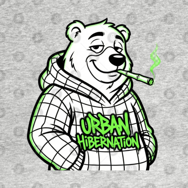 Urban Hibernation T-Shirt | Modern Streetwear Typography Tee | Urban Graphic Design by Muhammad Naveed Khan