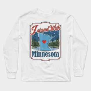 I-Stand-With-Minnesota Long Sleeve T-Shirt