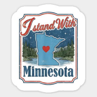 I-Stand-With-Minnesota Sticker