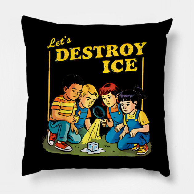 abolish-ice Pillow by dtr_art