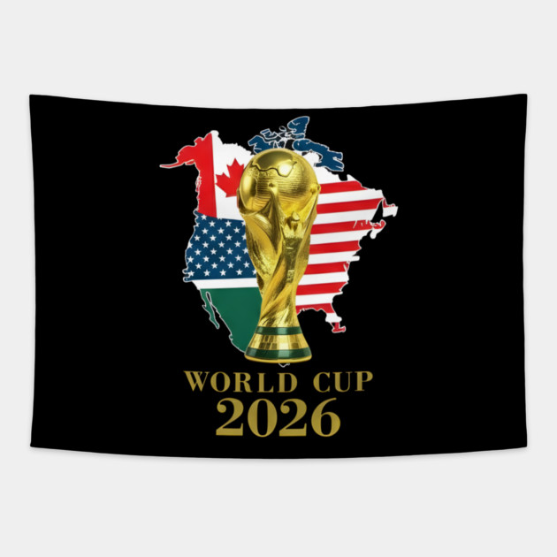 World Cup 2026 Soccer Tournament 2026 Tapestry by dtr_art
