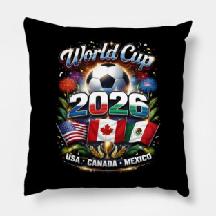 World Cup 2026 Soccer Tournament 2026 Pillow
