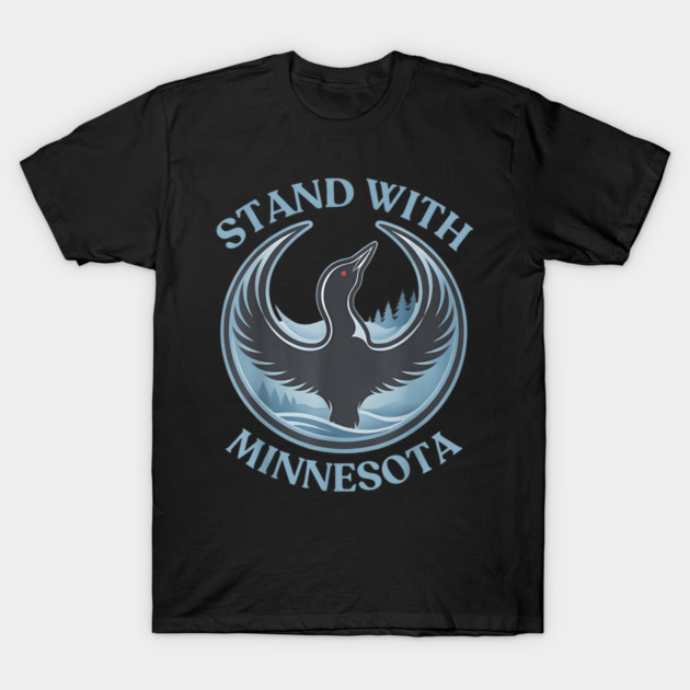 I-Stand-With-Minnesota T-Shirt by dtr_art