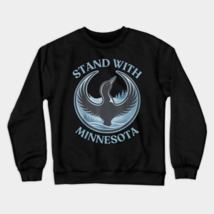 I-Stand-With-Minnesota Crewneck Sweatshirt