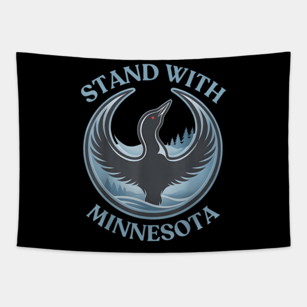 I-Stand-With-Minnesota Tapestry by dtr_art