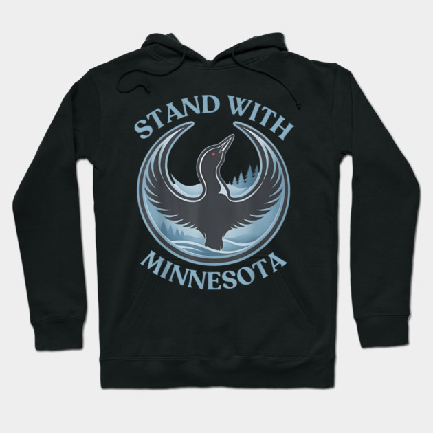 I-Stand-With-Minnesota Hoodie by dtr_art