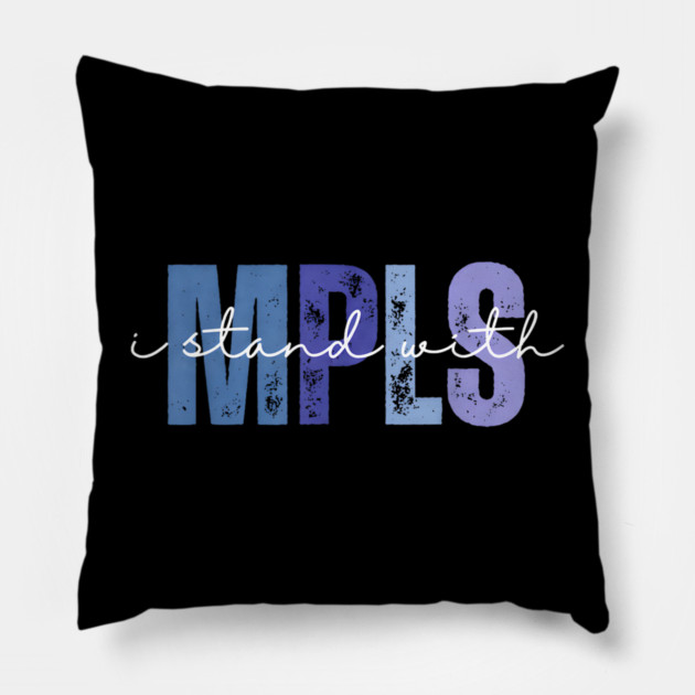 I-Stand-With-Minnesota Pillow by dtr_art