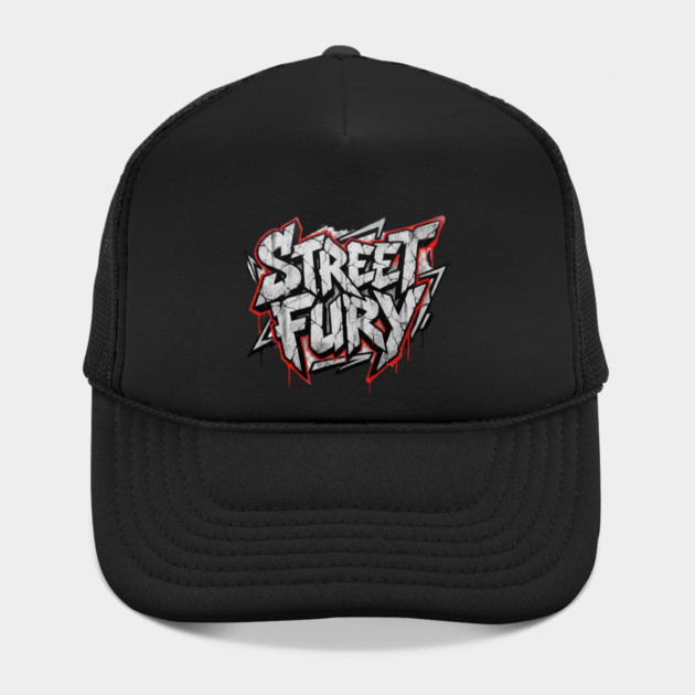 Street Fury T-Shirt | Bold Urban Streetwear Typography Tee | Power Graphic Design by Muhammad Naveed Khan