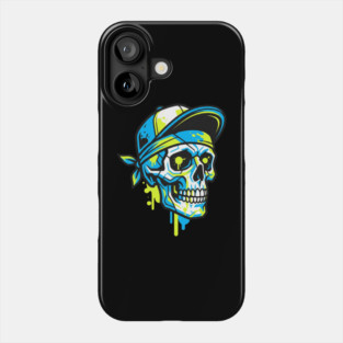 Skull T-Shirt | Bold Dark Streetwear Graphic Tee | Urban Edge Design Phone Case