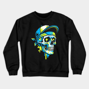 Skull T-Shirt | Bold Dark Streetwear Graphic Tee | Urban Edge Design Crewneck Sweatshirt