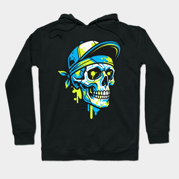 Skull T-Shirt | Bold Dark Streetwear Graphic Tee | Urban Edge Design Hoodie by Muhammad Naveed Khan