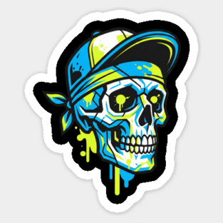 Skull T-Shirt | Bold Dark Streetwear Graphic Tee | Urban Edge Design Magnet