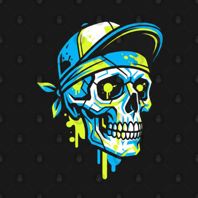 Skull T-Shirt | Bold Dark Streetwear Graphic Tee | Urban Edge Design by Muhammad Naveed Khan