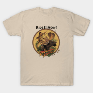 Indy the Ride Temple of Doom Anaheim California theme Park Attraction T-Shirt