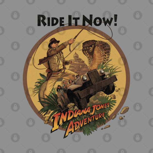 Indy the Ride Temple of Doom Anaheim California theme Park Attraction by Joaddo