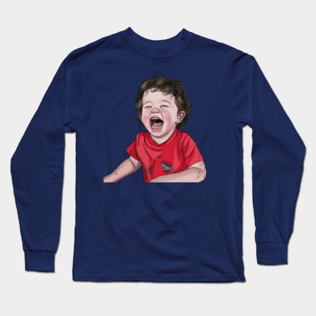Sammy Laughs Long Sleeve T-Shirt by 51Deesigns