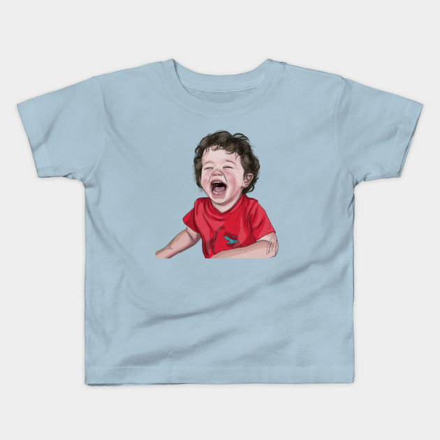 Sammy Laughs Kids T-Shirt by 51Deesigns