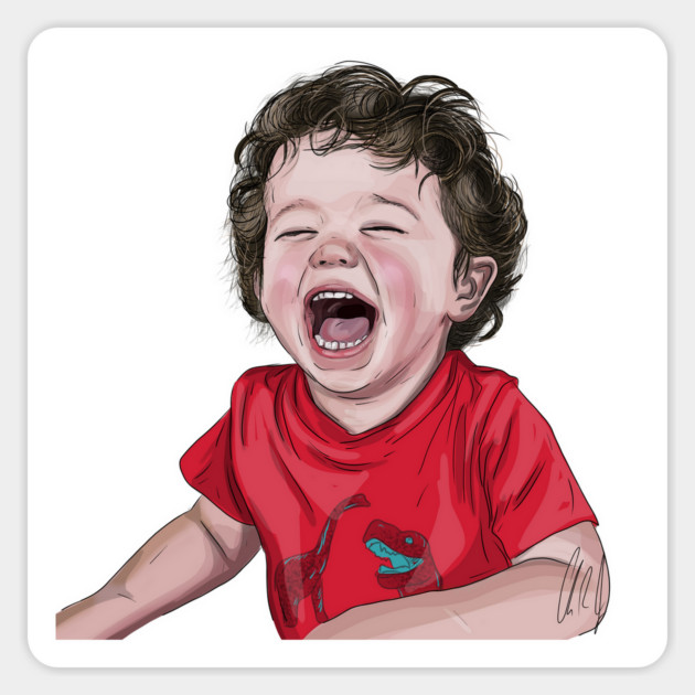 Sammy Laughs Magnet by 51Deesigns