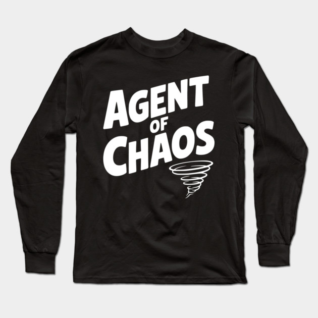 Agent of Chaos Long Sleeve T-Shirt by Frank Ring