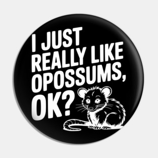 I Just Really Like Opossums, ok? Pin