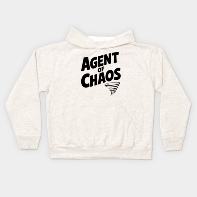 Agent of Chaos Kids Hoodie by Frank Ring