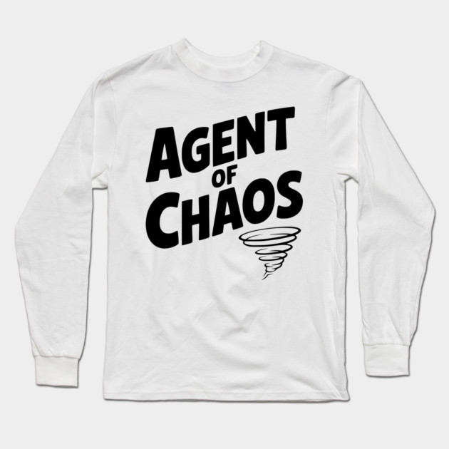 Agent of Chaos Long Sleeve T-Shirt by Frank Ring