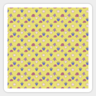 flowers pattern Magnet