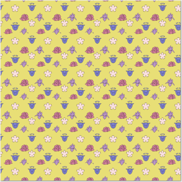flowers pattern Wall Art by droidmonkey