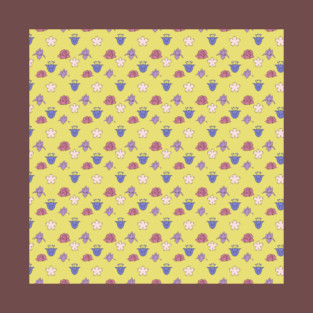 flowers pattern Tote