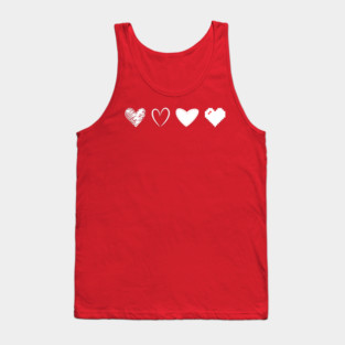 Valentine Hearts Tank Top