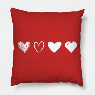 Valentine Hearts Pillow