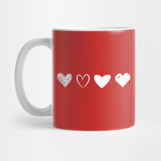 Valentine Hearts by Creatifly Graphic Tees