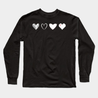Valentine Hearts Long Sleeve T-Shirt