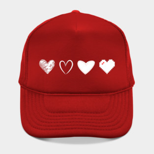 Valentine Hearts Hat