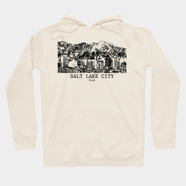 Salt Lake City - Utah Hoodie by Lakeric
