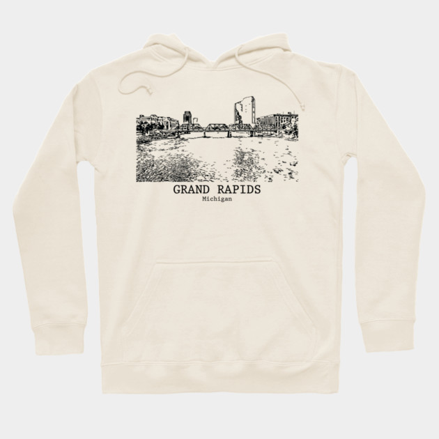 Grand Rapids - Michigan Hoodie by Lakeric