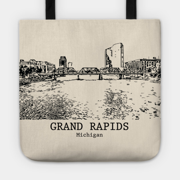 Grand Rapids - Michigan Tote by Lakeric