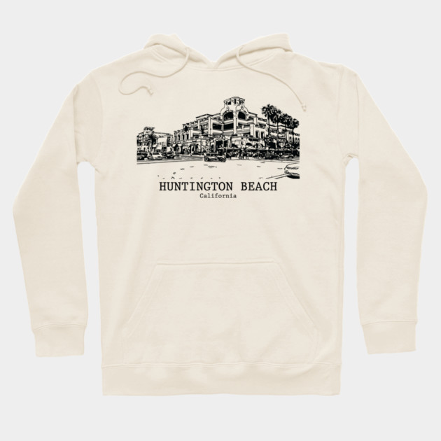 Huntington Beach - California Hoodie by Lakeric