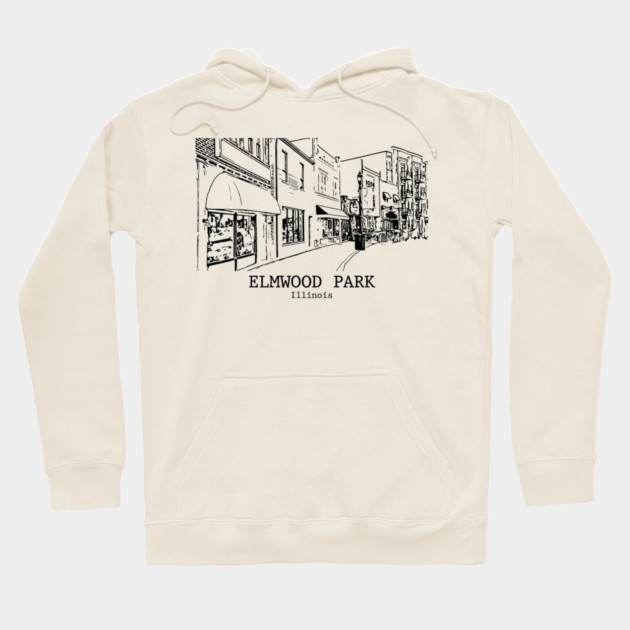 Elmwood Park - Illinois Hoodie by Lakeric