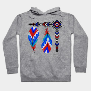 In tribal feathers Hoodie