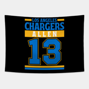 Los Angeles Chargers Allen 13 Edition 3 - Tetsuya S Art Loft #38 Tapestry