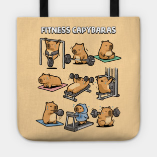 Fitness Capybaras Tote